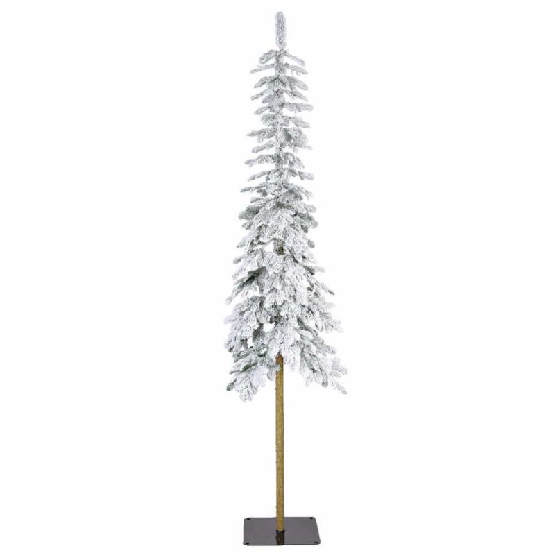 7ft/210cm Snowy Alpine Fir Christmas Tree