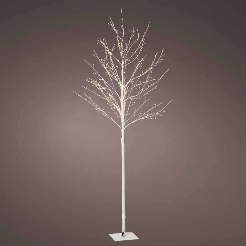 5ft/150cm LED Christmas Tree White With Warm White Lights