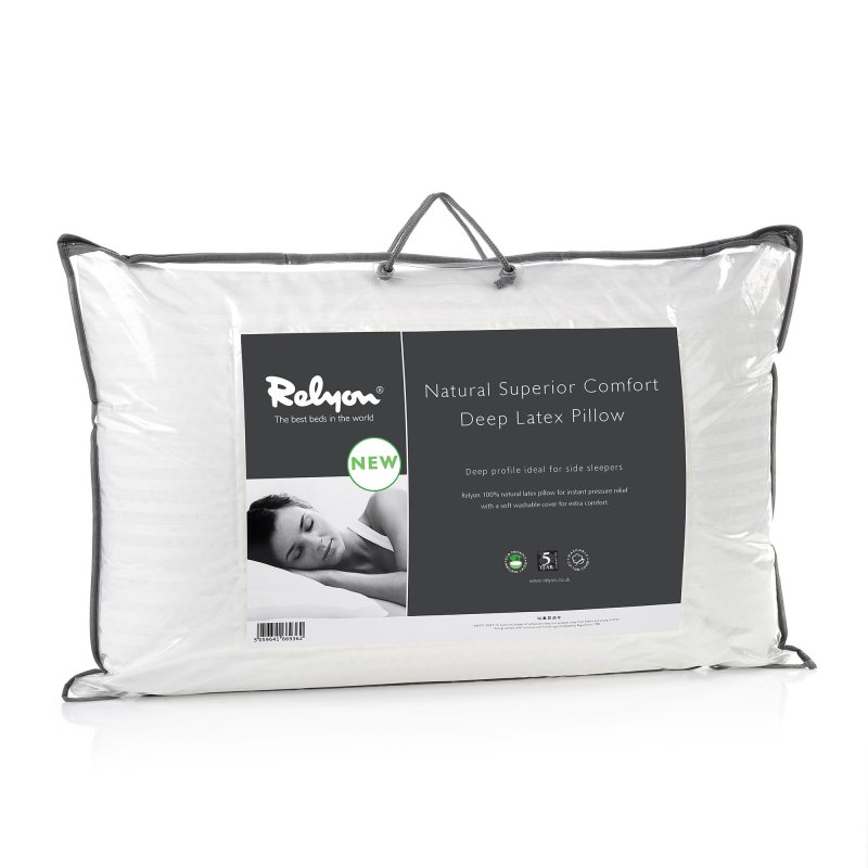 Relyon Natural Superior Comfort Deep Latex Pillow