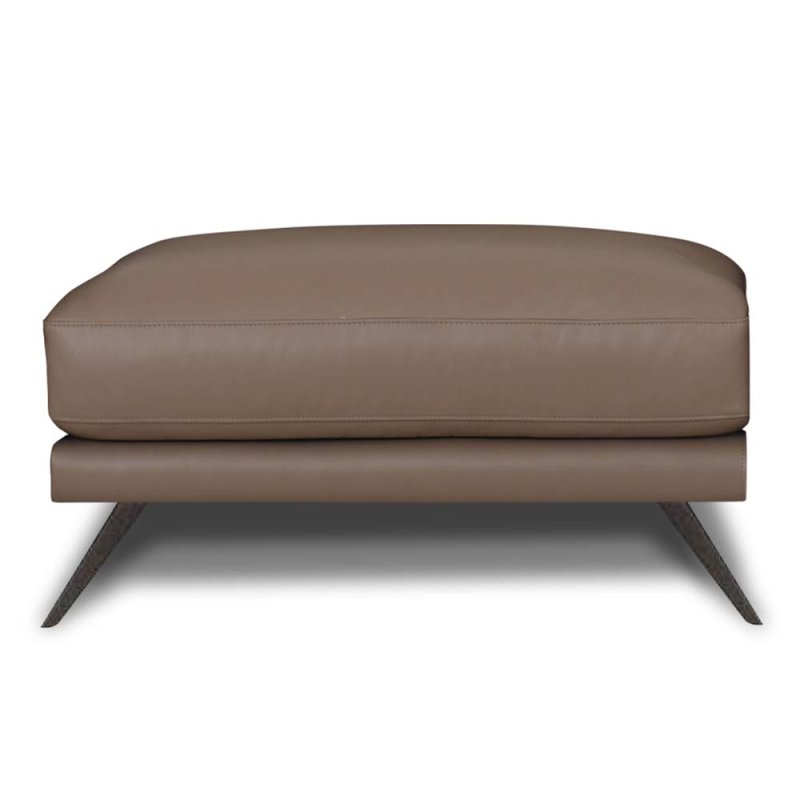 Nagano Square Footstool Leather Category 20 NW
