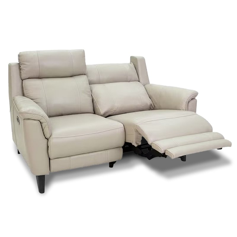 Lorenzo 2 Seater Electric Reclining Sofa Leather NW 