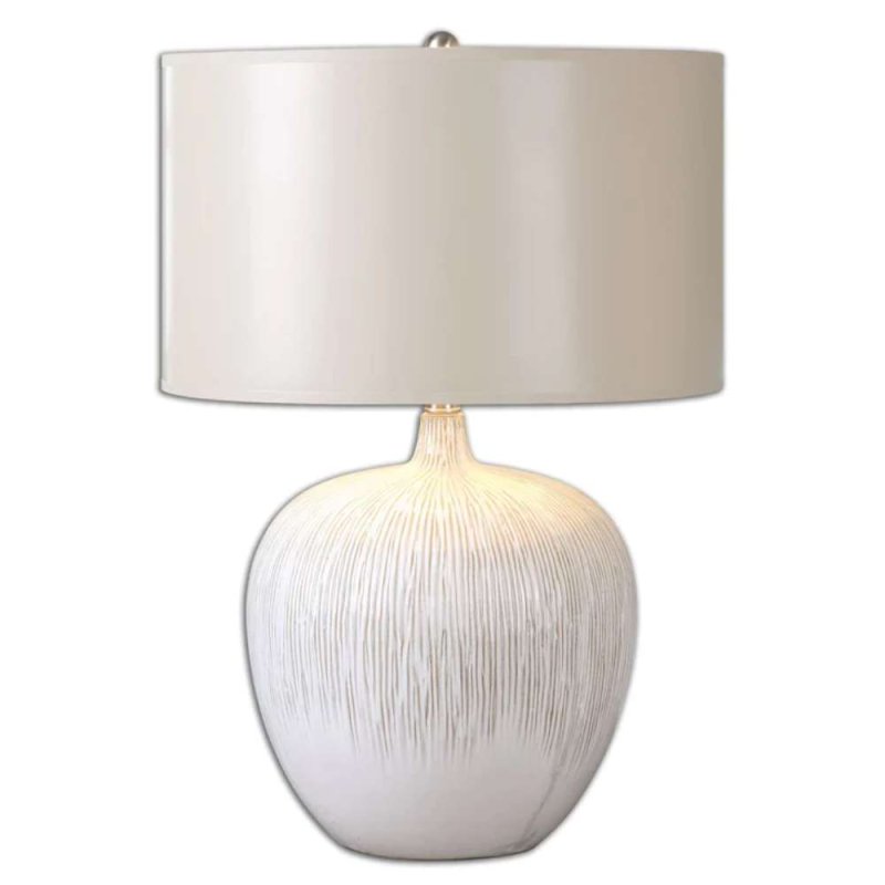 Mindy Brownes Georgios Table Lamp Cream Accents with Cream Shade