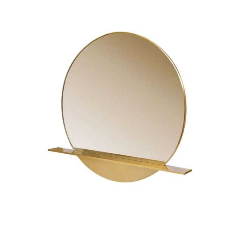 Mindy Brownes Jodie Mirror Gold with Shelf 