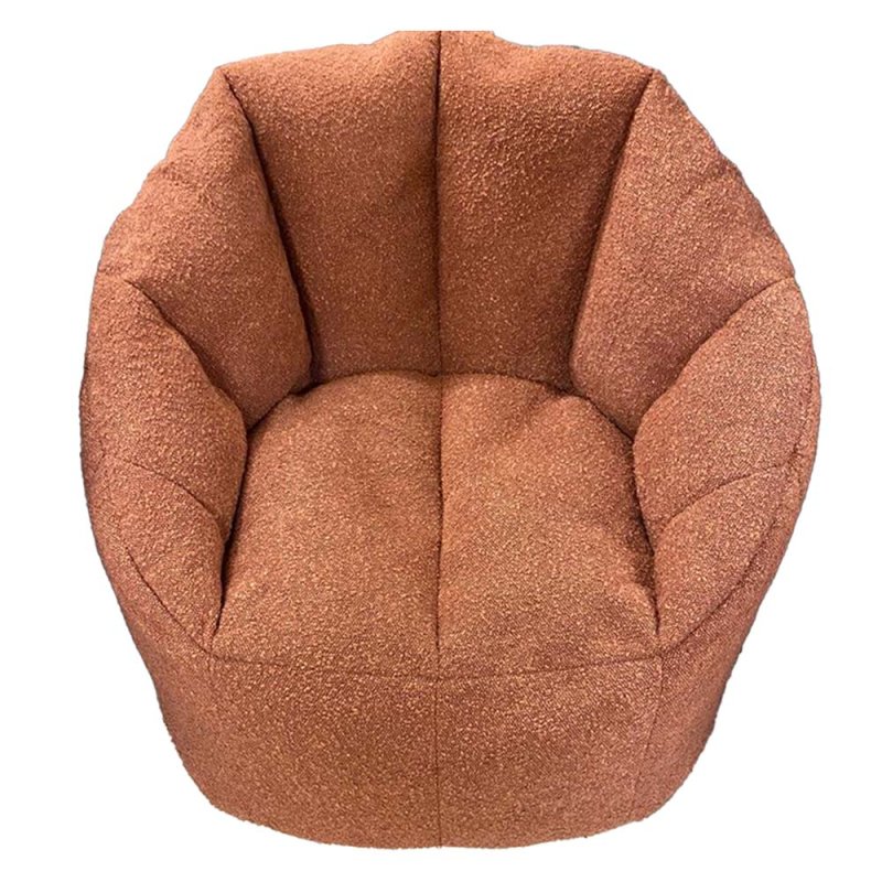 Snug Turino Bean Bag Fabric Boucle Rust