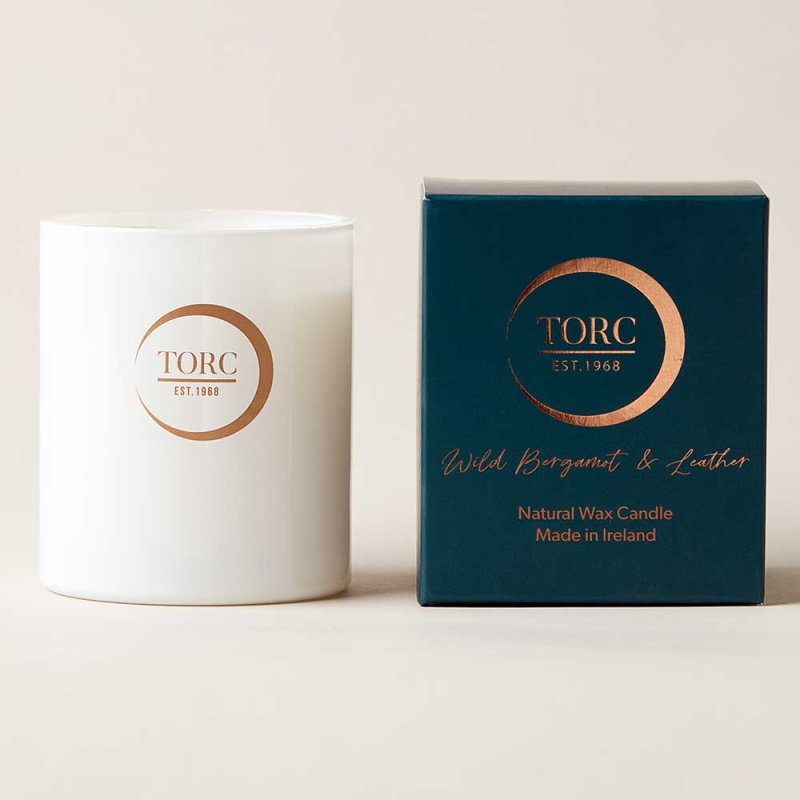 Torc Signature Tumbler Candle Wild Bergamot & Leather 