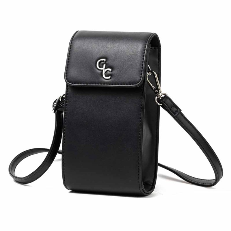 Galway Crystal Mini Crossbody Bag Black