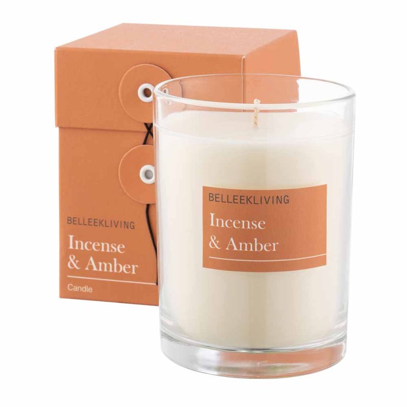 Belleek Incense & Amber Candle 