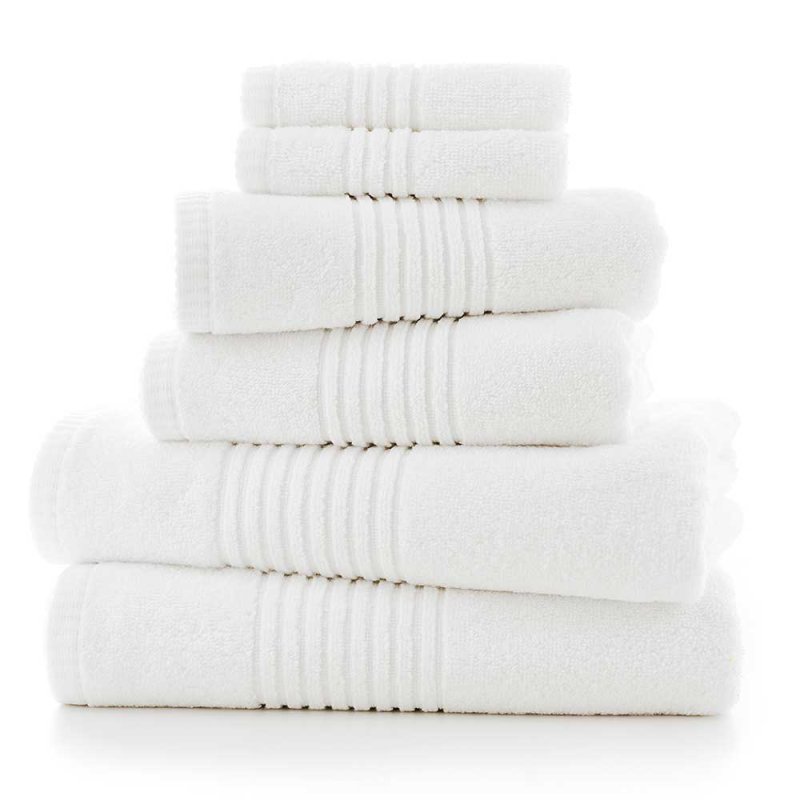DEYONGS Quik Dri Facecloth White (Pack of 2)