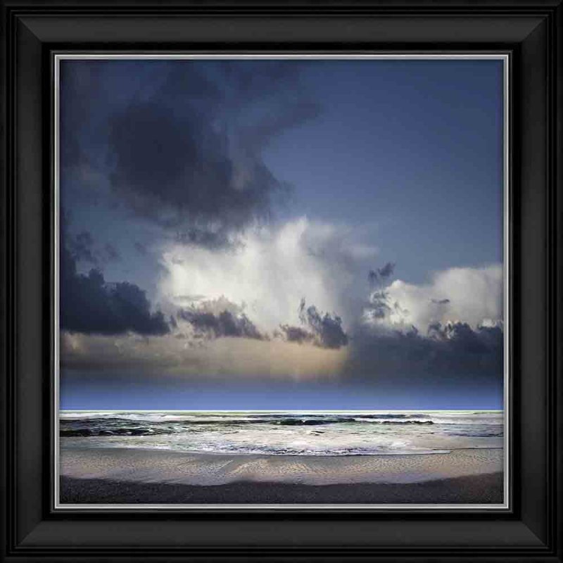 Artko Beyond The Sea 96cm x 96cm Picture By William Vanscoy With Black Frame