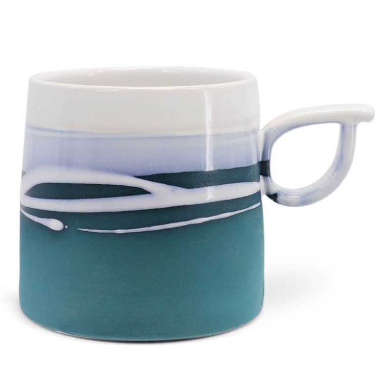 Paul Maloney Pottery Mug Teal