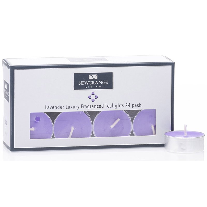 Newgrange Living Lavender Scented T-Lights Set (24)