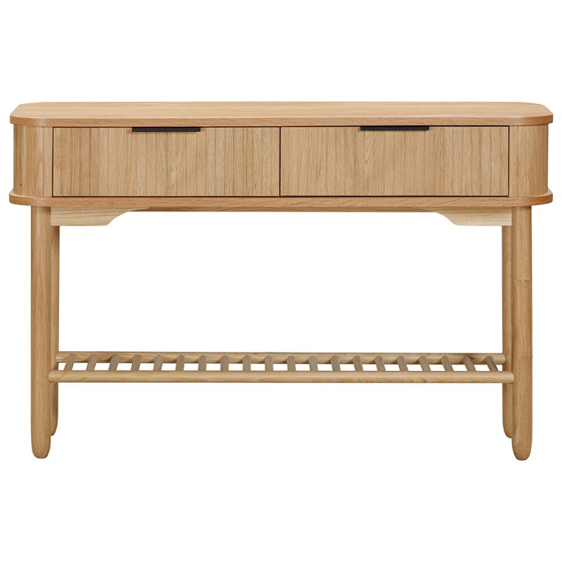 Vincent 2 Drawer Console Table Oak