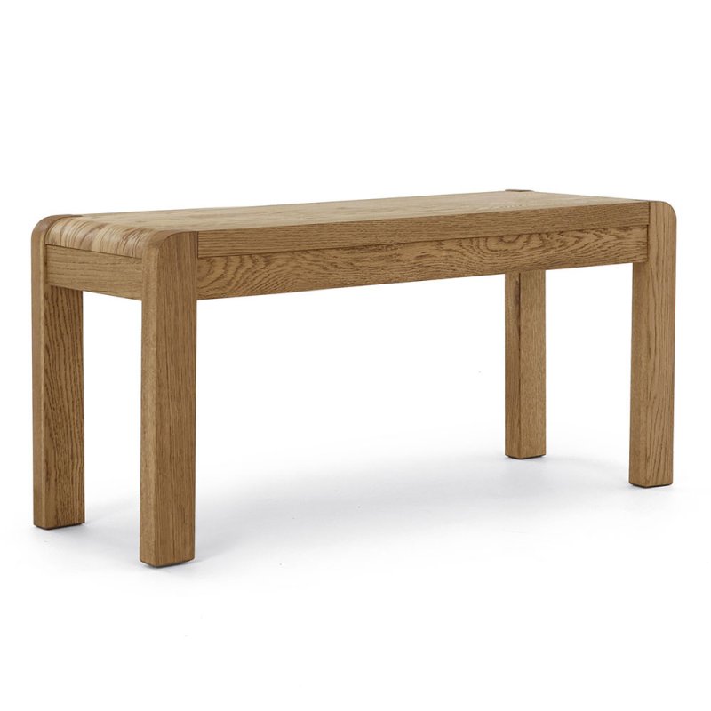 Ellie 2 Person Dining Bench Oak