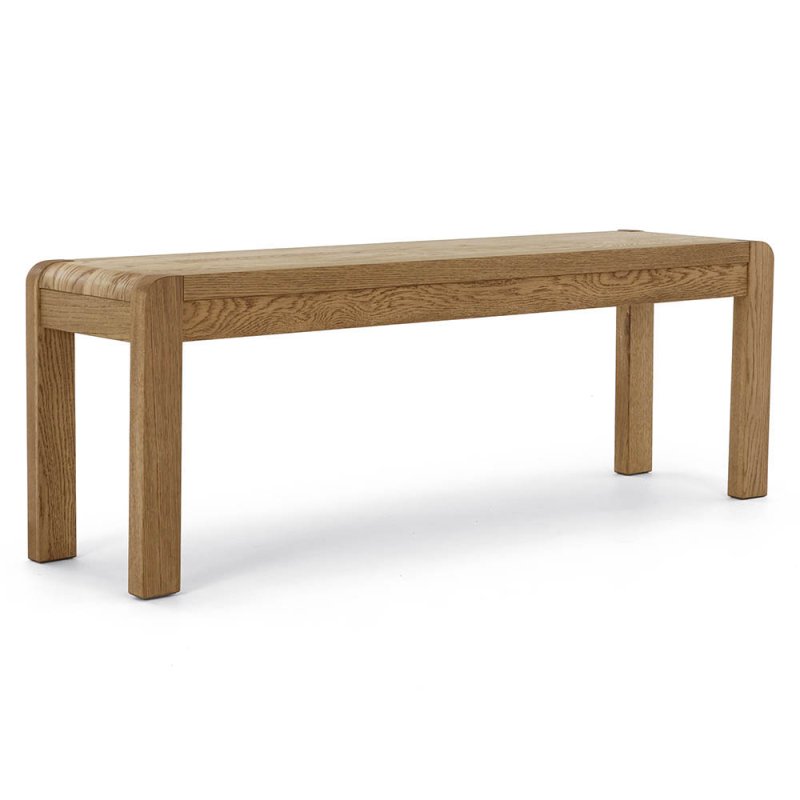 Ellie 3 Person Dining Bench Oak