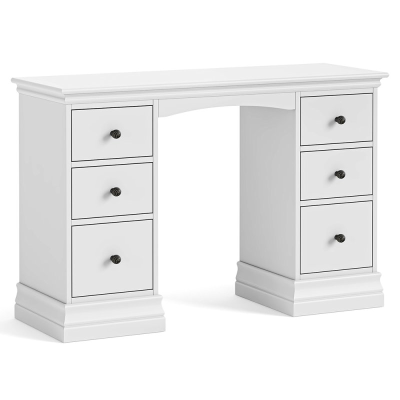 Lille 3 + 3 Drawer Dressing Table White