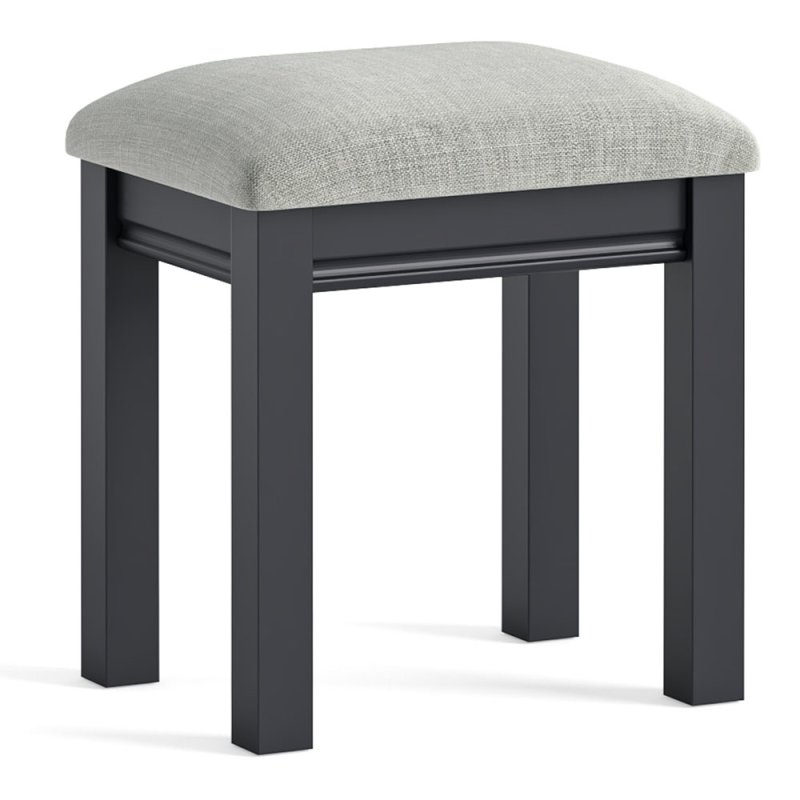 Lille Bedroom Stool Fabric Charcoal