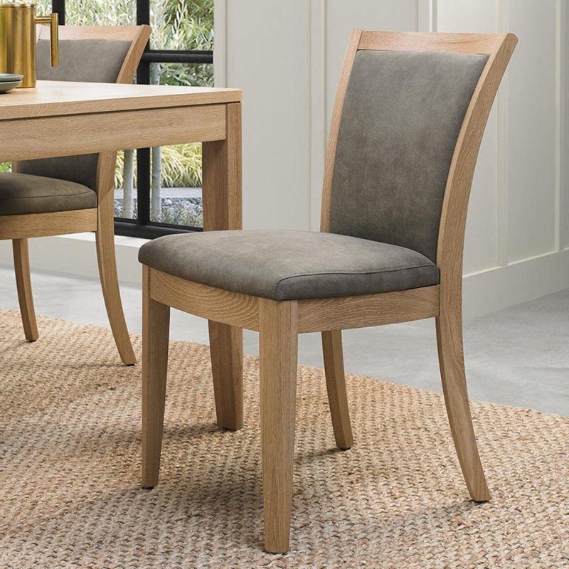 Adare Dining Chair Fabric Mocha Meubles