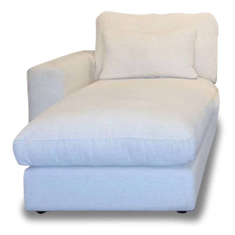 Langley Modular Chaise Arm on Left Fabric D