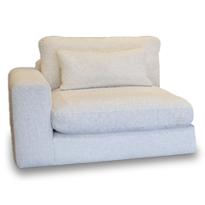Langley Modular 1.5 Seater Arm on Left Fabric D