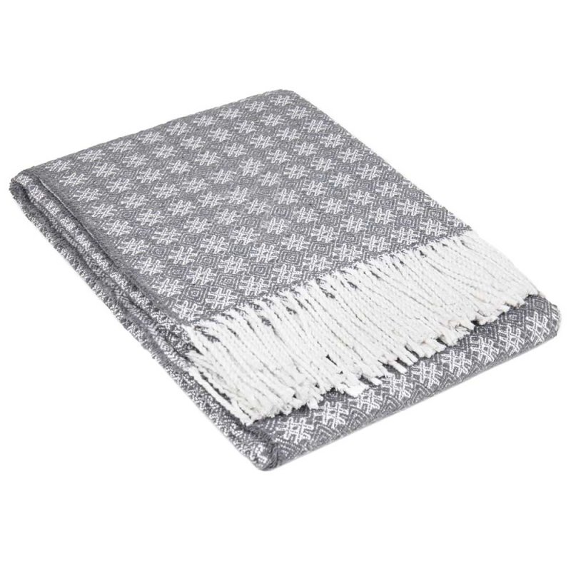 Ibiza Throw 140cm x 200cm Grey