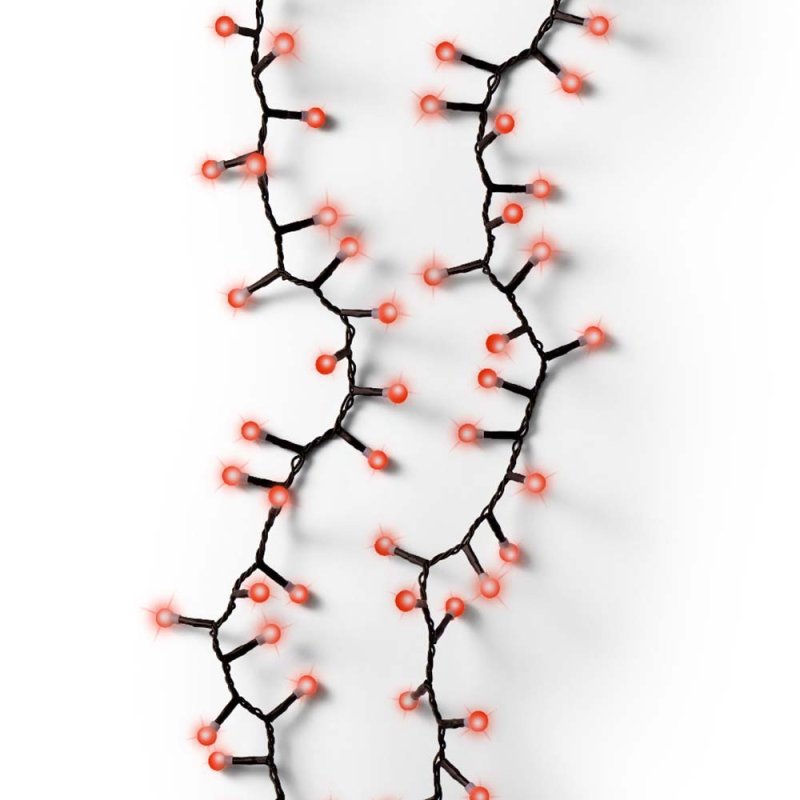 LED Cherry Compact Twinkle Lights 1100cm Red 