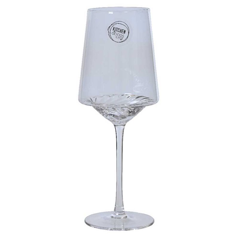 Swirl Wine Glass Clear 24cm