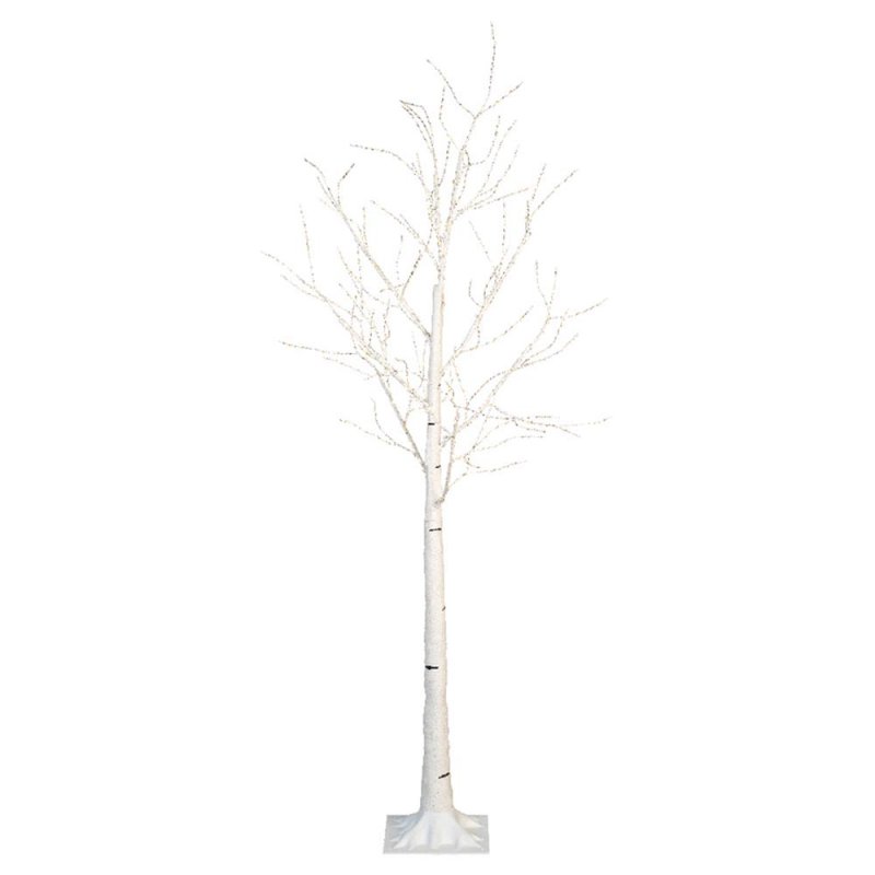 5ft/150cm Micro LED Birch Christmas Tree With Warm White Lights