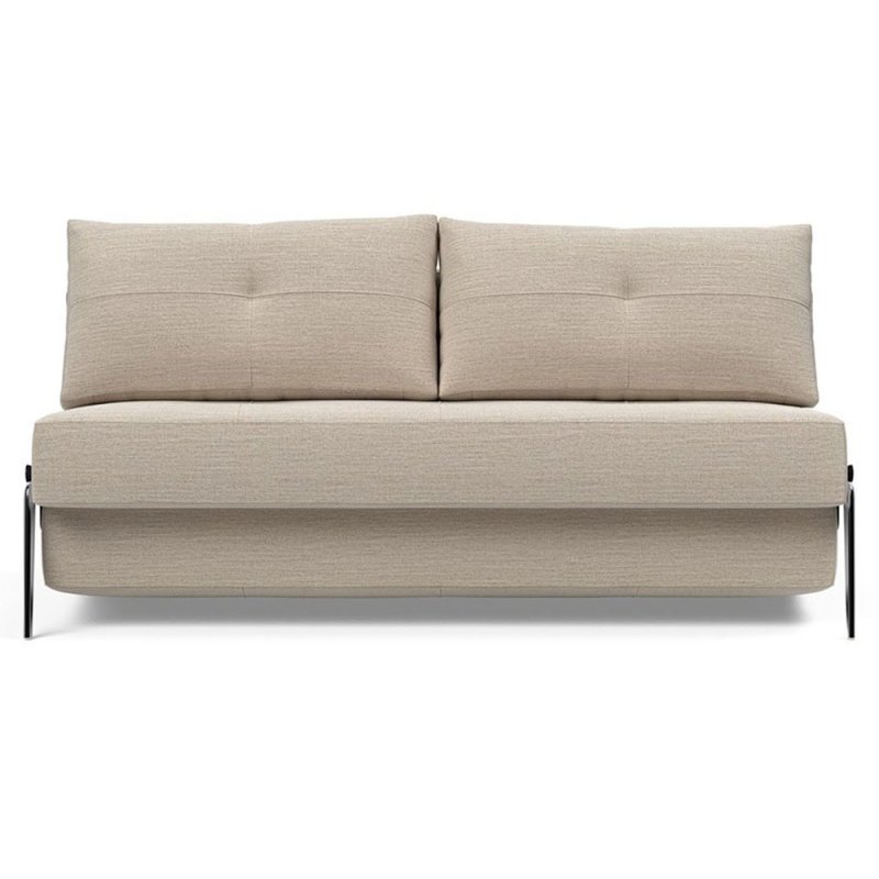 Innovation Living Alisa 160 2.5 Seater Sofa Bed With Aluminium Legs Fabric