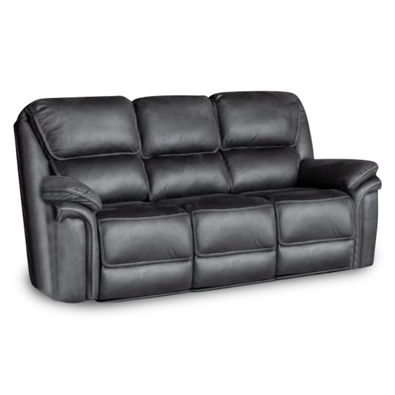 Savannah 3 Seater Manual Reclining Sofa Fabric Slate Blue