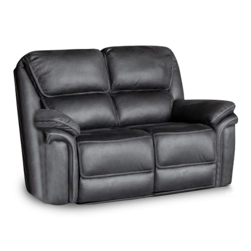 Savannah Manual Reclining 2 Seater Sofa Fabric Slate Blue
