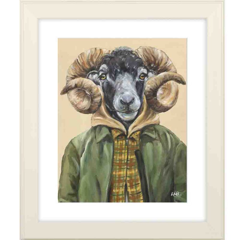 Artko Ed Ramsbottom 59cm x 69cm Picture By Louise Brown Cream Frame