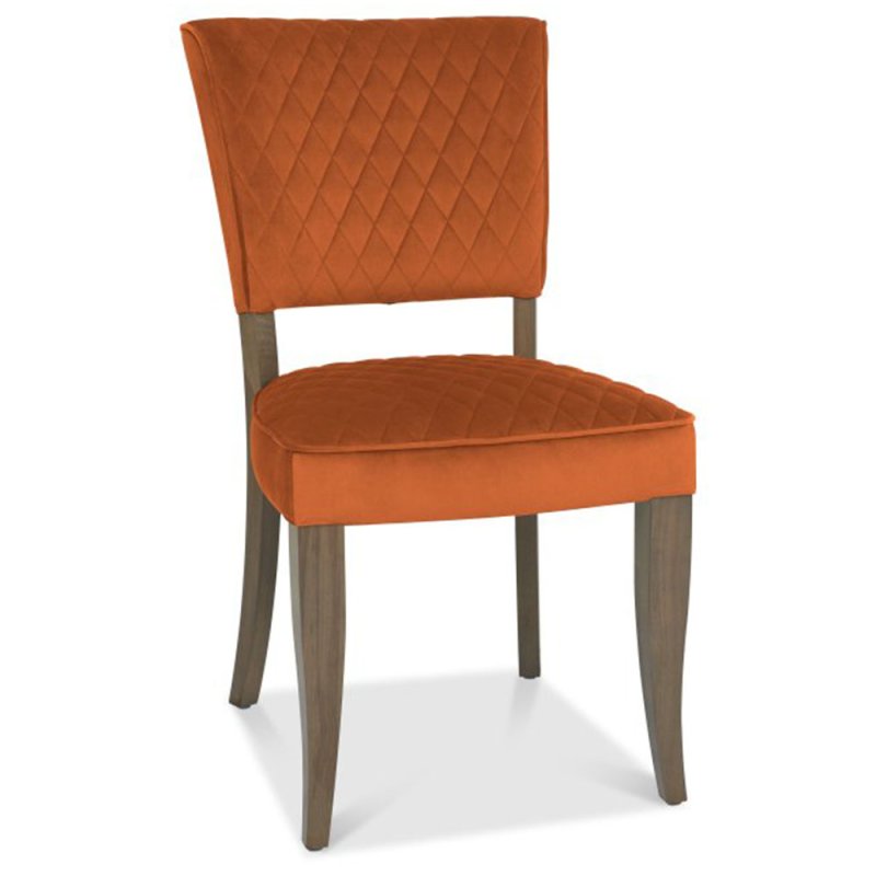 Logan Dining Chair Velvet Rust