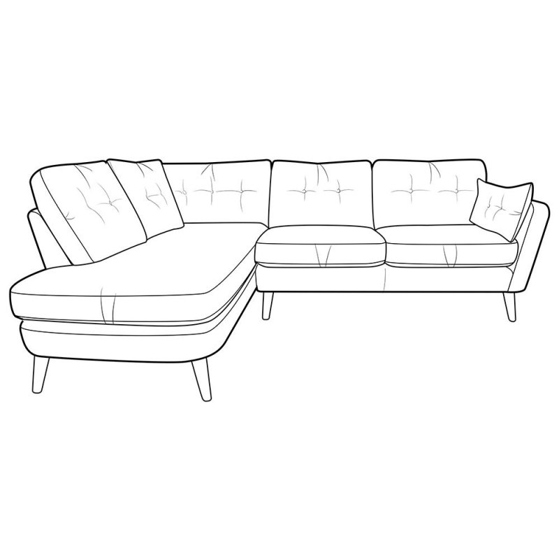 Rioja 4+ Seater Corner Sofa With Chaise RHF Fabric Category C