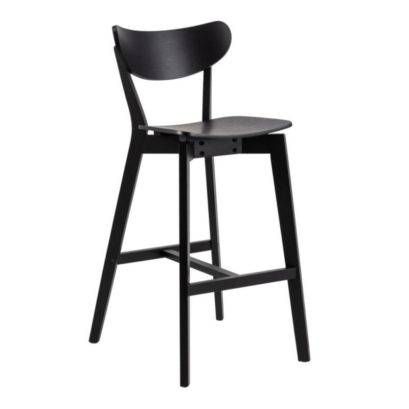 Roxby High Bar Stool Black