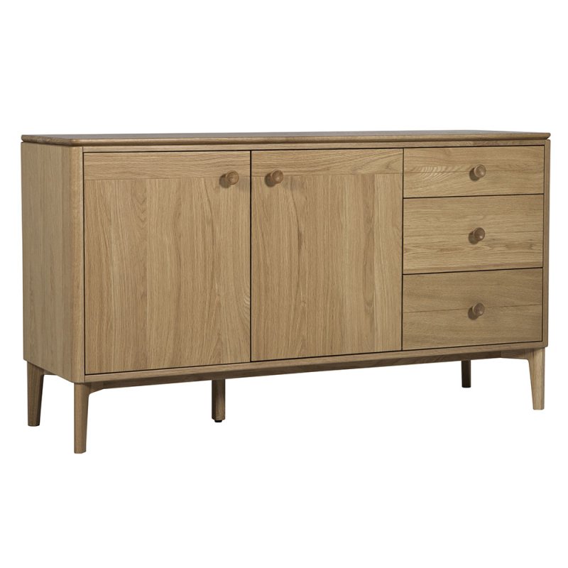 Alex 2 Door & 3 Drawer Sideboard Oak