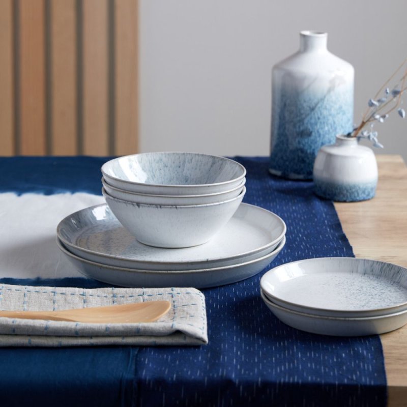 DENBY Kiln Green 12 Piece Dinner Set Meubles