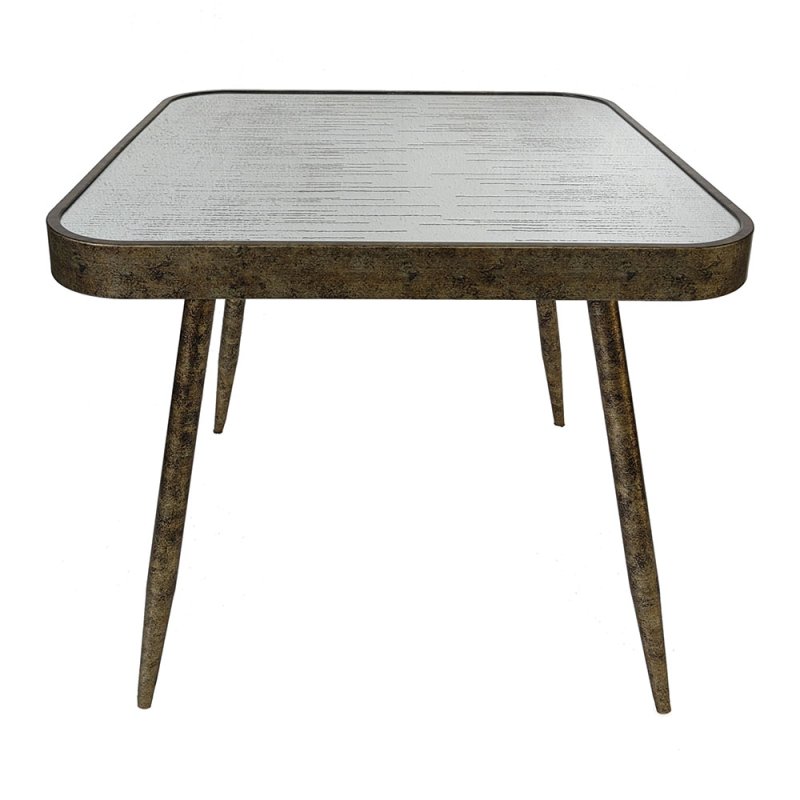 MINDY BROWNES Ainé Side/Lamp Table Gold & Black