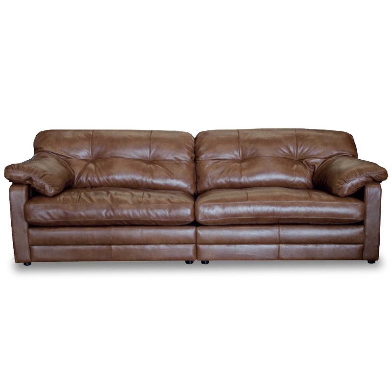 lexander & James Bailey 4 Seater Sofa Byron Leather Tumbleweed