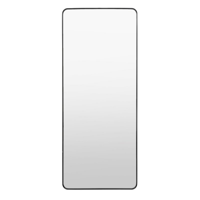 GALLERY Holworth Rectangular Leaner/Floor Mirror Black