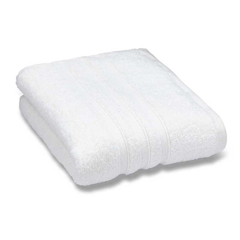 CATHERINE LANDSFIELD Zero Twist Bath Towel White