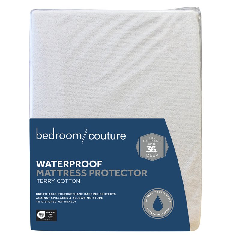 Bedroom Couture Terry Double Waterproof Mattress Protector
