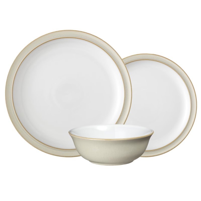 Denby Linen 12 Piece Dinner Set