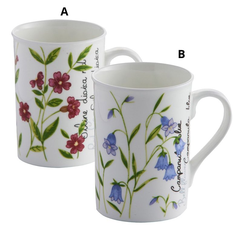 PRICE & KENSINGTON Botanical Fine China Mug (Choice of 2)