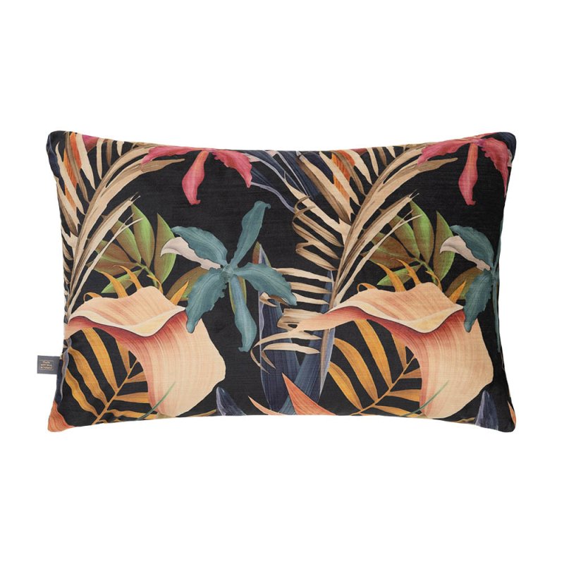 SCATTER BOX Fia Cushion 40cm x 60cm Navy & Pink