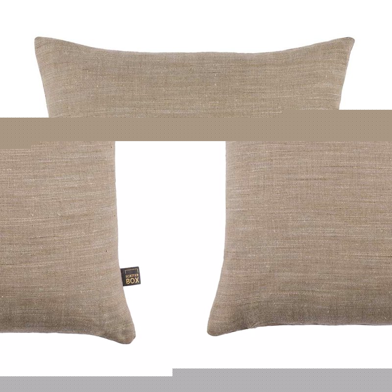 SCATTER BOX Lydia Cushion 58cm x 58cm Taupe