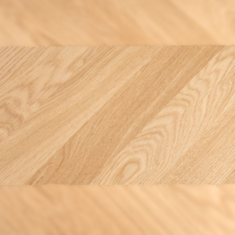 Freya 6-10 Person Rectangular Extending Dining Table Herringbone Top Natural Detail