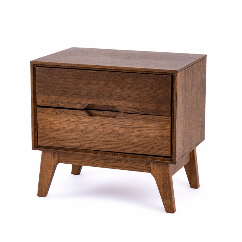 Bua 2 Drawer SideLamp Table Bordo 1