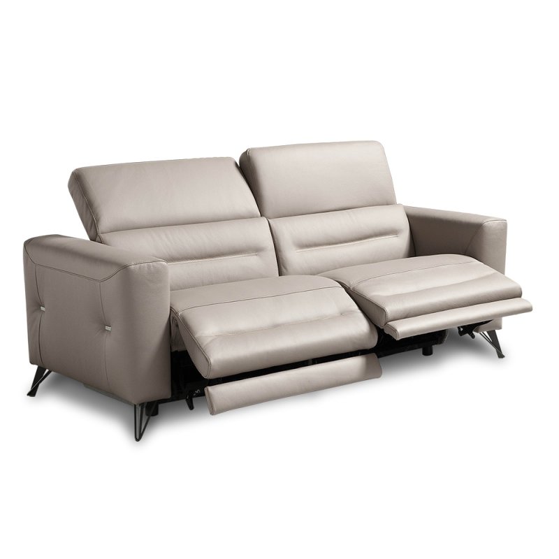 EGOITALIANO Sixtine 2 Seater Electric Reclining Sofa With 2 Electric Recliners Leather Category B