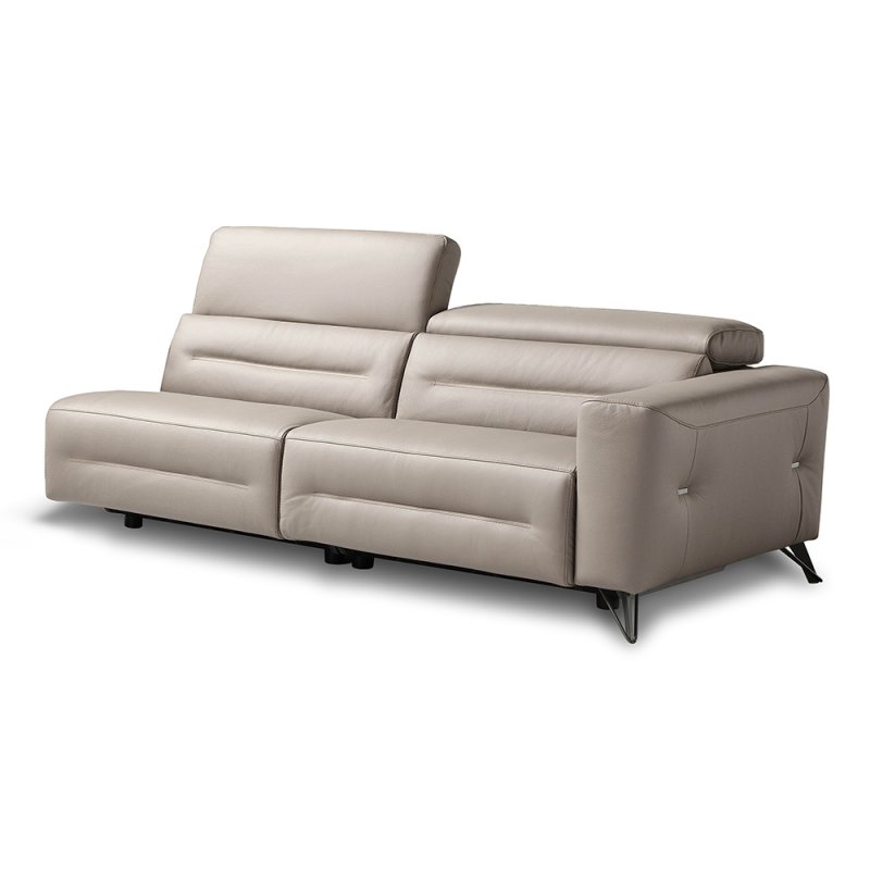 Modular 3 Seater Electric Reclining Sofa With 1 Electric Recliner Arm RHF Leather Category B