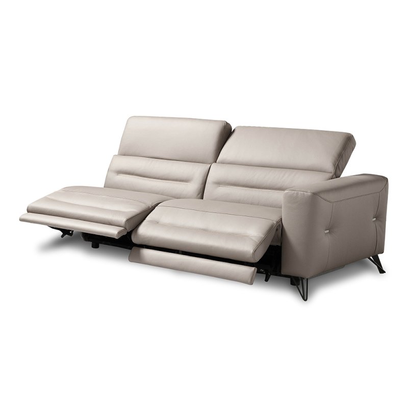 Modular 2.5 Seater Electric Reclining Sofa With 1 Electric Recliner Arm RHF Leather Category B